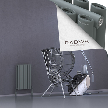 Tano Aluminium Radiator 600x398 Anthracite - Thumbnail