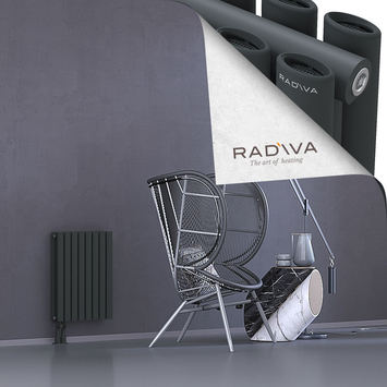 Tano Aluminium Radiator 600x456 Dark Anthracite - Thumbnail