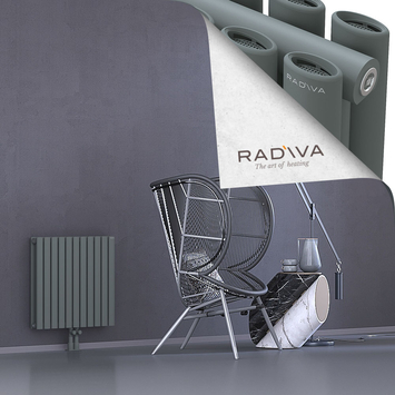 Tano Aluminium Radiator 600x630 Anthracite - Thumbnail