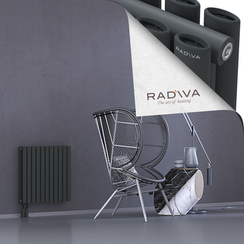 Tano Aluminium Radiator 600x630 Dark Anthracite - Thumbnail