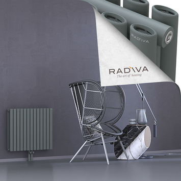 Tano Aluminium Radiator 600x746 Anthracite - Thumbnail