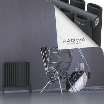 Tano Aluminium Radiator 600x746 Dark Anthracite - Thumbnail