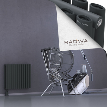 Tano Aluminium Radiator 600x746 Dark Anthracite - Thumbnail