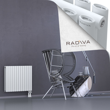 Tano Aluminium Radiator 600x746 White - Thumbnail