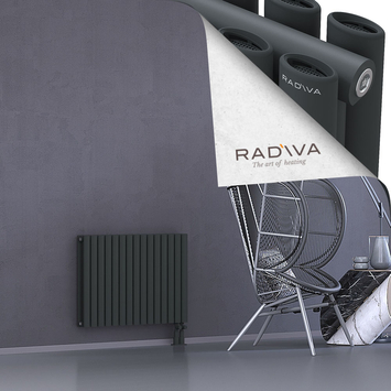 Tano Aluminium Radiator 600x862 Dark Anthracite - Thumbnail