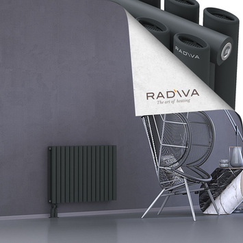 Tano Aluminium Radiator 600x862 Dark Anthracite - Thumbnail