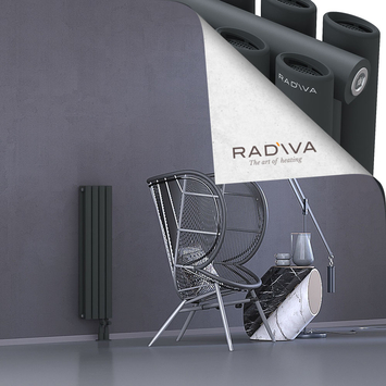 Tano Aluminium Radiator 900x224 Dark Anthracite - Thumbnail