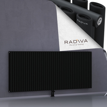 Tano Aluminium Radiator 900x2428 Black - Thumbnail