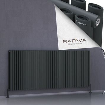 Tano Aluminium Radiator 900x2428 Dark Anthracite - Thumbnail