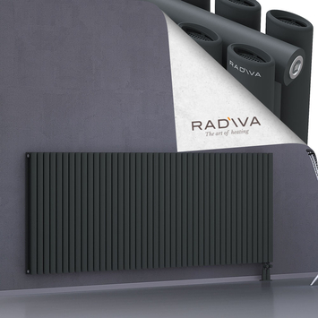 Tano Aluminium Radiator 900x2428 Dark Anthracite - Thumbnail