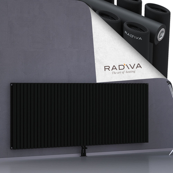 Tano Aluminium Radiator 900x2486 Black - Thumbnail