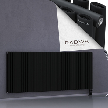 Tano Aluminium Radiator 900x2486 Black - Thumbnail