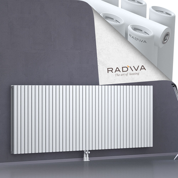 Tano Aluminium Radiator 900x2486 White - Thumbnail