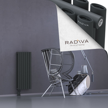 Tano Aluminium Radiator 900x398 Dark Anthracite - Thumbnail