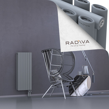 Tano Aluminium Radiator 900x398 Grey - Thumbnail