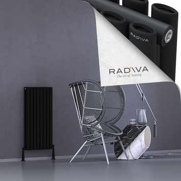 Tano Aluminium Radiator 900x456 Black - Thumbnail