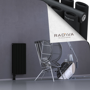 Tano Aluminium Radiator 900x456 Black - Thumbnail