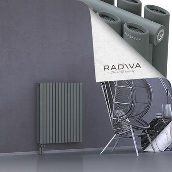 Tano Aluminium Radiator 900x804 Anthracite - Thumbnail