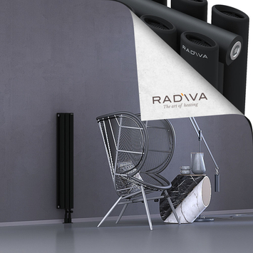 Tano Radiateur En Aluminium 1000x166 Noir - Thumbnail