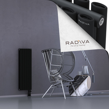 Tano Radiateur En Aluminium 1000x340 Noir - Thumbnail