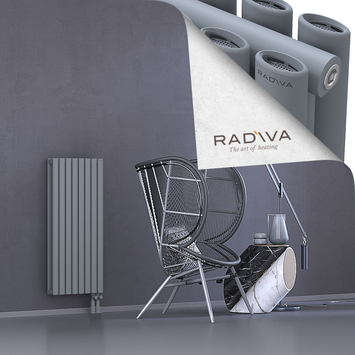 Tano Radiateur En Aluminium 1000x456 Gris - Thumbnail