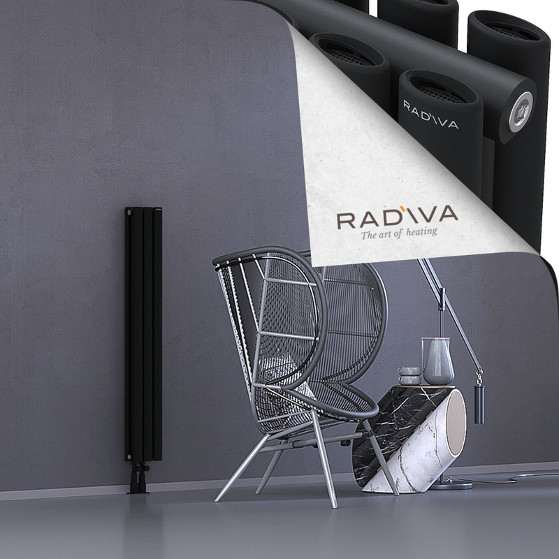 Tano Radiateur En Aluminium 1200x166 Noir