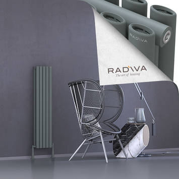 Tano Radiateur En Aluminium 1200x282 Anthracite - Thumbnail