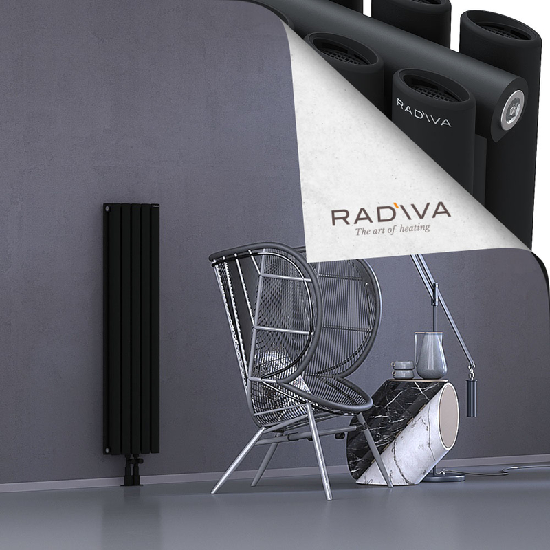 Tano Radiateur En Aluminium 1200x282 Noir