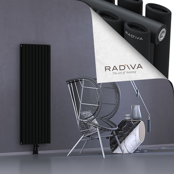 Tano Radiateur En Aluminium 1500x514 Noir - Thumbnail