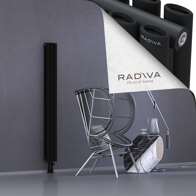 Tano Radiateur En Aluminium 1600x166 Noir