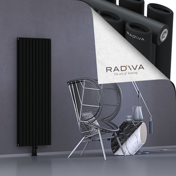 Tano Radiateur En Aluminium 1600x572 Noir - Thumbnail