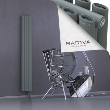 Tano Radiateur En Aluminium 1800x282 Anthracite - Thumbnail