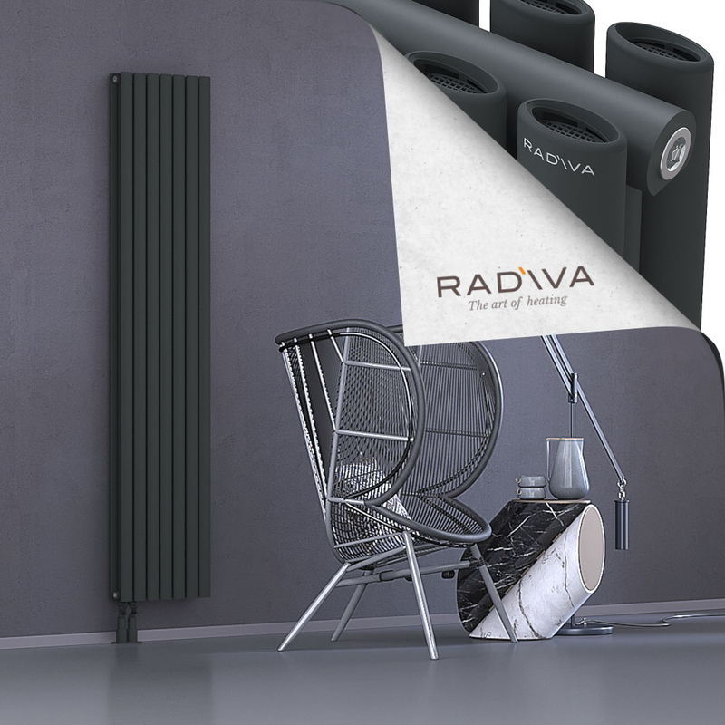 Tano Radiateur En Aluminium 1900x398 Anthracite Foncé