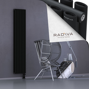 Tano Radiateur En Aluminium 1900x398 Noir - Thumbnail