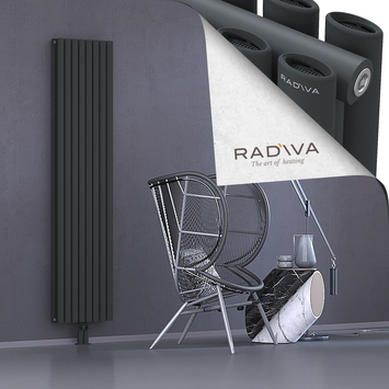 Tano Radiateur En Aluminium 1900x456 Anthracite Foncé - Thumbnail