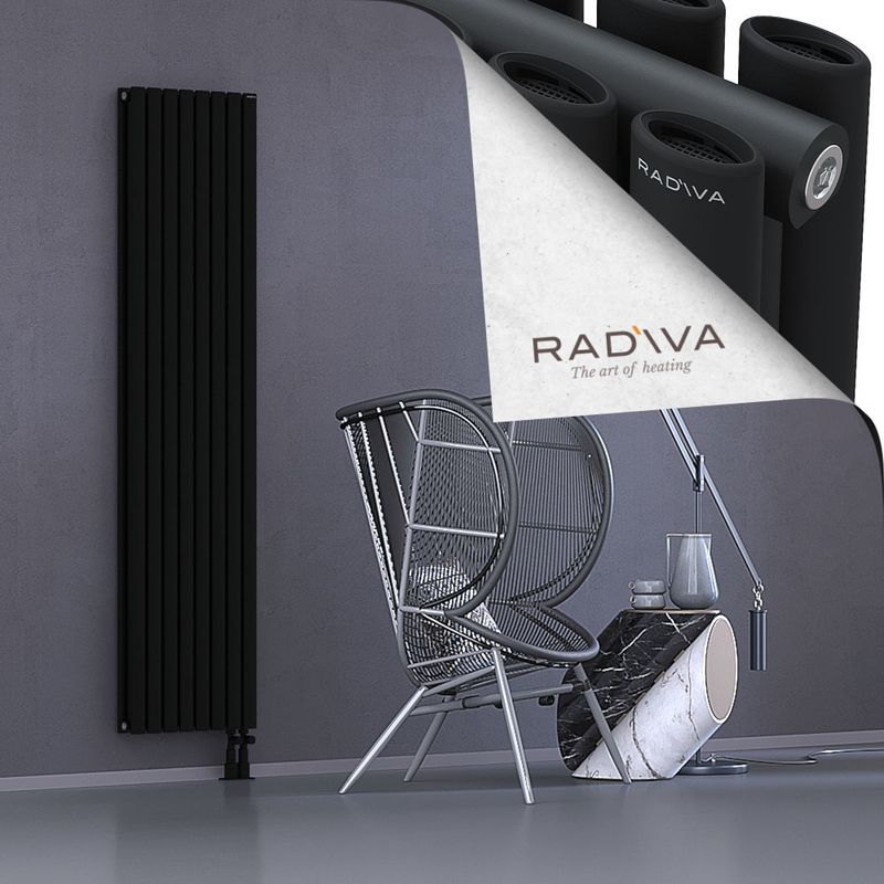 Tano Radiateur En Aluminium 1900x456 Noir