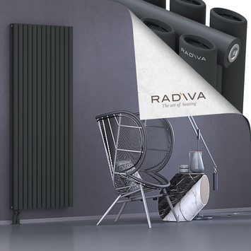 Tano Radiateur En Aluminium 1900x746 Anthracite Foncé - Thumbnail