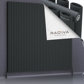 Tano Radiateur En Aluminium 2000x2428 Anthracite Foncé - Thumbnail