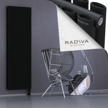 Tano Radiateur En Aluminium 2000x688 Noir - Thumbnail