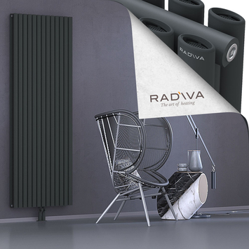 Tano Radiateur En Aluminium 2000x746 Anthracite Foncé - Thumbnail