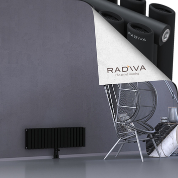 Tano Radiateur En Aluminium 300x1036 Noir - Thumbnail