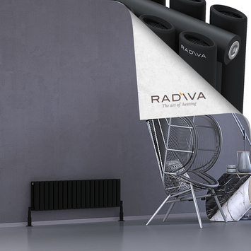 Tano Radiateur En Aluminium 300x1094 Noir - Thumbnail