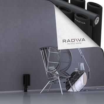 Tano Radiateur En Aluminium 300x166 Noir - Thumbnail