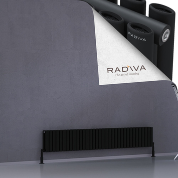 Tano Radiateur En Aluminium 300x1964 Noir - Thumbnail