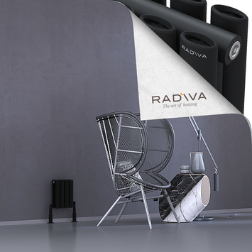 Tano Radiateur En Aluminium 300x224 Noir - Thumbnail