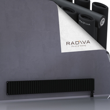 Tano Radiateur En Aluminium 300x2486 Noir - Thumbnail