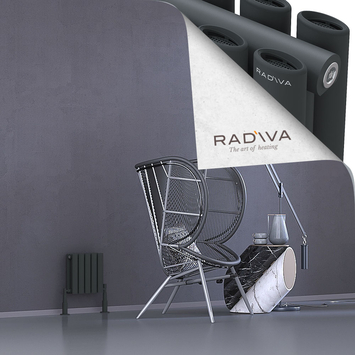 Tano Radiateur En Aluminium 300x282 Anthracite Foncé - Thumbnail