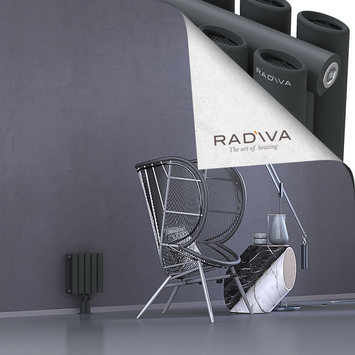 Tano Radiateur En Aluminium 300x282 Anthracite Foncé - Thumbnail