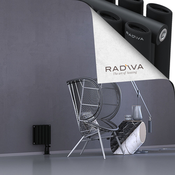 Tano Radiateur En Aluminium 300x282 Noir - Thumbnail