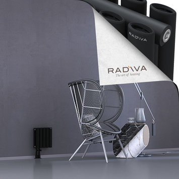 Tano Radiateur En Aluminium 300x282 Noir - Thumbnail